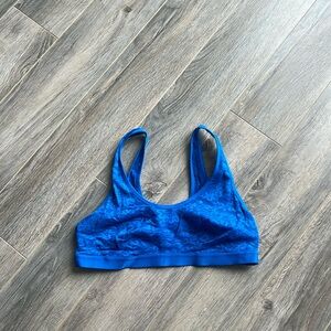 NWOT Aerie Royal Blue Mesh Lace Scoop Bralette- M